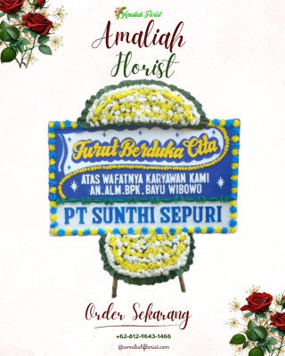 Papan Bunga Duka di Manggis